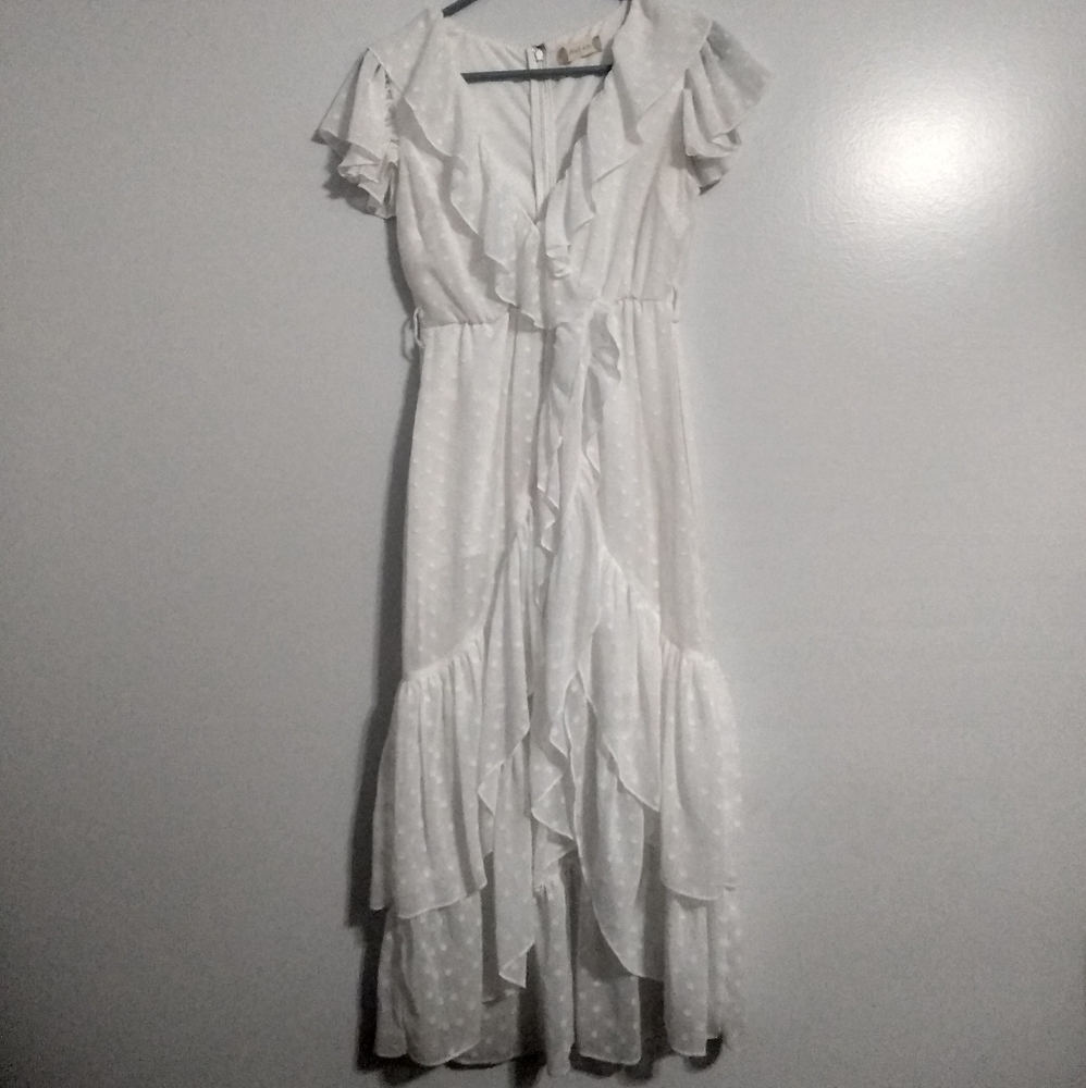 Altar'd State White Maxi Dress